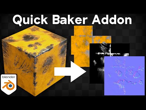 How to Use Quick Baker: Texture Baking Addon for Blender (Updated)