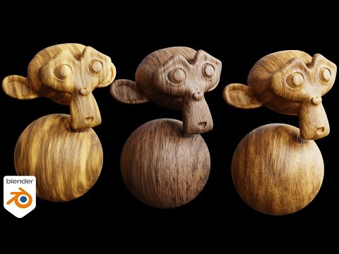 How to Make Procedural Wood in Blender (Three Materials)