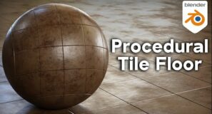 Procedural Tile Floor Material (Blender Tutorial)