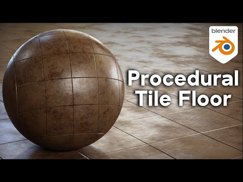 Procedural Tile Floor Material (Blender Tutorial)