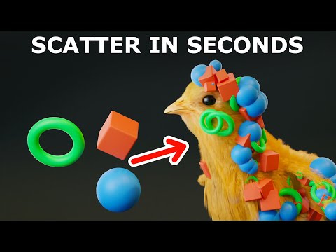 Object Scatter: My Favourite Built In Blender Addon