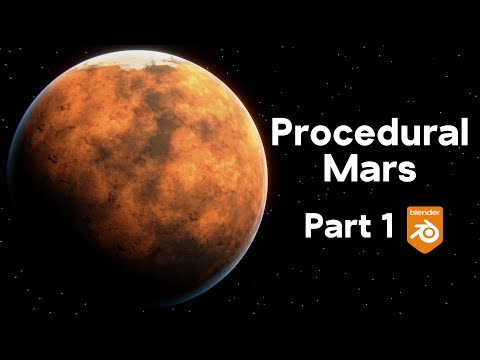 Procedural Mars Planet Material – Part 1 (Blender Tutorial)
