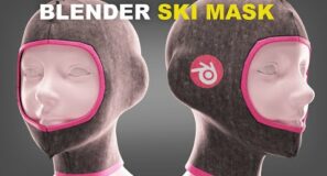 Blender: Make This Ski Mask With Cloth Sim | EASY Tutorial