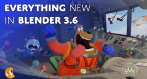 Blender 3.6 LTS – Big Updates to UVs, Geo Nodes, Retopology, and More!