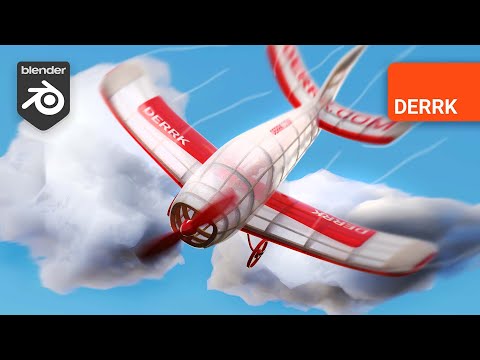 Looping Toy Plane Animation in Blender