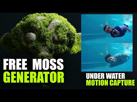 free procedural moss generator and epic news