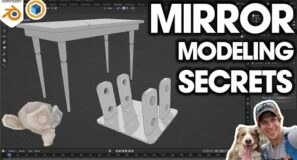Modeling with the MIRROR MODIFIER in Blender – You NEED to Do This!