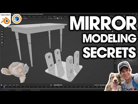 Modeling with the MIRROR MODIFIER in Blender – You NEED to Do This!