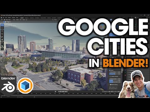 FREE Add-On for Google Maps Cities in Blender!