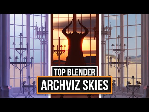 Archviz Skies In Just 1 Click | Physical Starlight And Atmosphere
