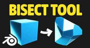 How to Use the Bisect Tool in Blender – Tutorial