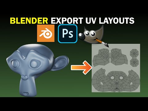 Blender: Export Your UV Layouts To Other Programs