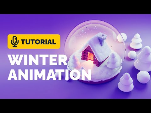 Snow Globe Animation Tutorial in Blender| Polygon Runway