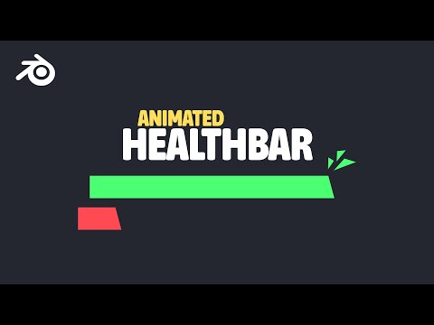 Animated Health Bar Motion Graphic – Blender Tutorial