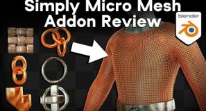 Simply Micro Mesh (Blender Addon Review)