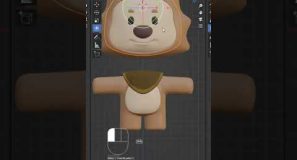 3D MODELLING CUTE CHARACTER 004
