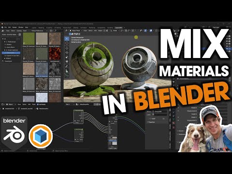 Procedurally Mixing MATERIALS in Blender – Getting Started with Smartify Nodes!
