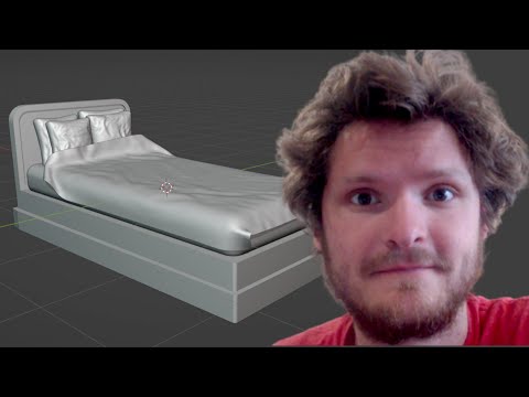 3D Modeling BEDS in Blender