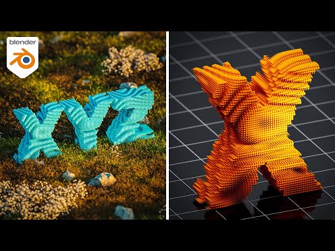 Making an Animated Voxel Effect in Blender!