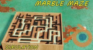 Marble Maze Game Simulation 60fps