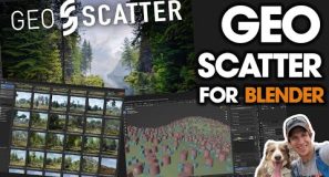 SCATTER OBJECTS in Blender! Getting Started with GeoScatter (Ep 1)