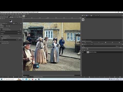 GIMP Tutorial: How To Zoom In On An Area Of An Image.