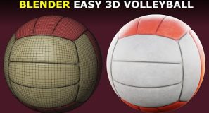 Blender: Make A 3D Volleyball EASY Tutorial