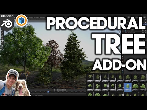 Treezy is HERE! – NEW Procedural Tree Add-On for Blender