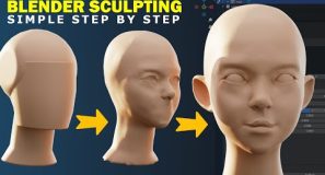Blender: Sculpt A Female Head For Beginners