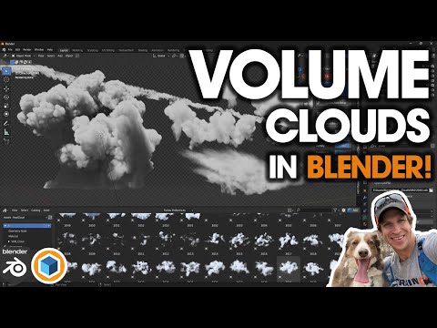 Easy Clouds in Blender with REAL CLOUD!