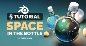Space Bottle in Blender Tutorial | Polygon Runway