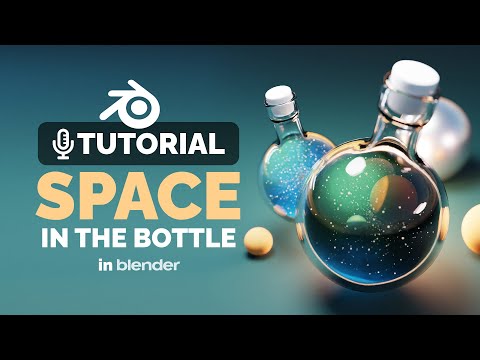 Space Bottle in Blender Tutorial | Polygon Runway