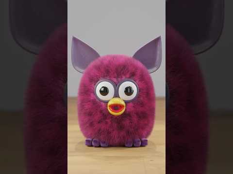 I Made A Furby In Blender #3d #blender #cgi