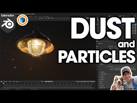 The FASTEST Way to Add Dust and Particles in Blender!