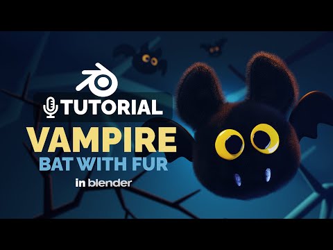 Blender Vampire Bat with Fur Tutorial | Polygon Runway