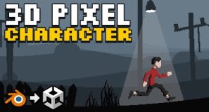 3D Pixel Art Character – Blender Tutorial