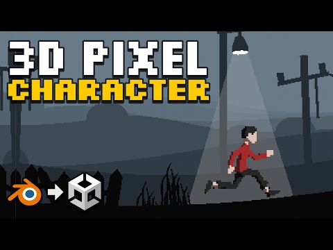 3D Pixel Art Character – Blender Tutorial
