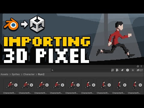 Importing a 3D Pixel Art Character from Blender to Unity – Tutorial
