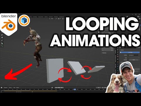 How to Create LOOPING ANIMATIONS in Blender!