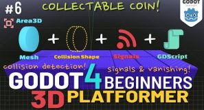 Godot 4 3D Platformer Lesson #6: Collectable Coin