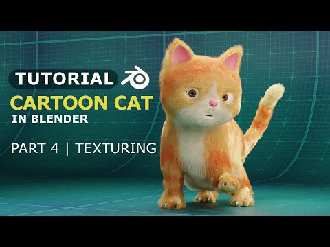 3D Cat | YT Blender Series | Part 4 – Texture Painting