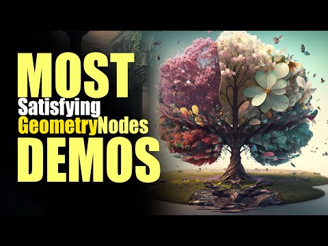 Most satisfying geometry nodes demos