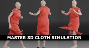 Master 3D Cloth Simulation Course: Try FREE