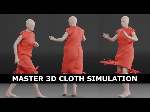 Master 3D Cloth Simulation Course: Try FREE