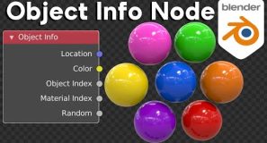 Generate Random Colors with Object Info Node (Blender Tutorial)