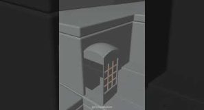 Modeling phone booth in Blender 3D #b3d #blender3d #3dmodeling