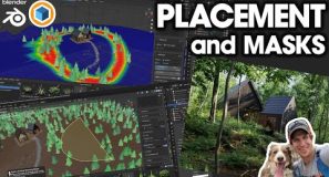 Using PLACEMENT AND MASKING Tools to Scatter Objects in GeoScatter! (Ep 4)