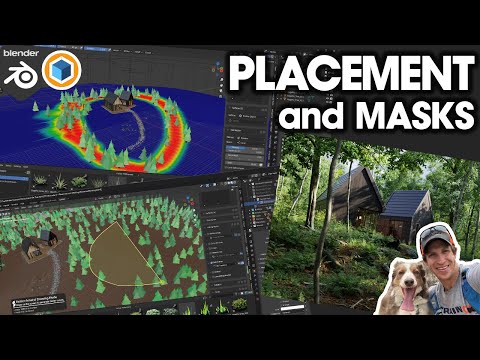 Using PLACEMENT AND MASKING Tools to Scatter Objects in GeoScatter! (Ep 4)