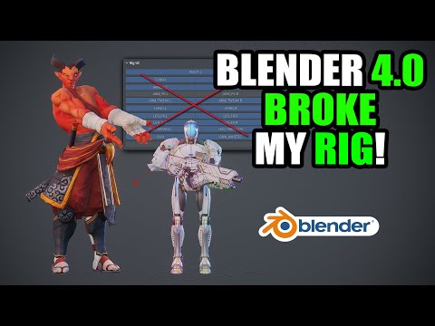 What’s new in Blender 4.0 and How to fix broken rigs