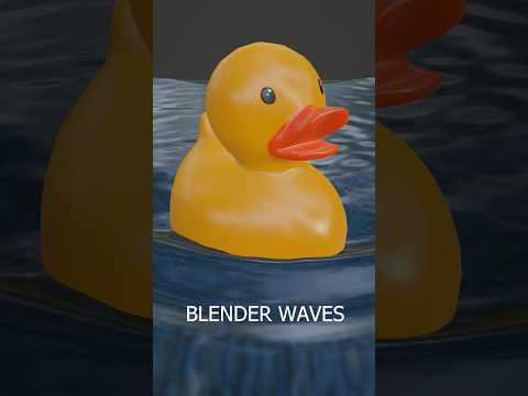 EASY Waves In Blender | 45 Seconds